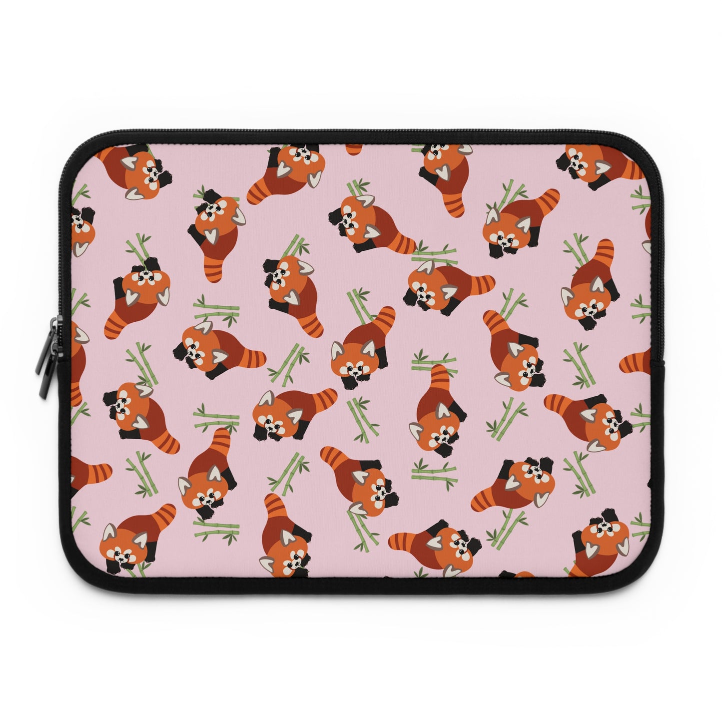 Baby Pink Red Panda Laptop Sleeve