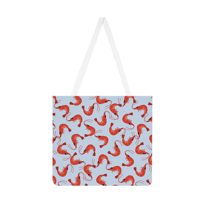 Baby Blue Shrimp Tote Bag