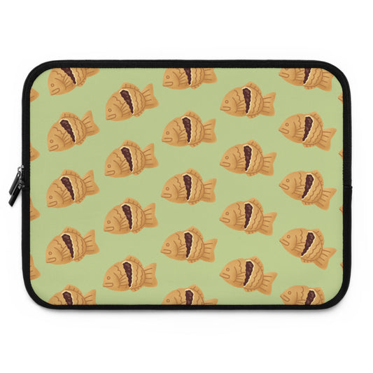 Matcha Green Taiyaki Laptop Sleeve