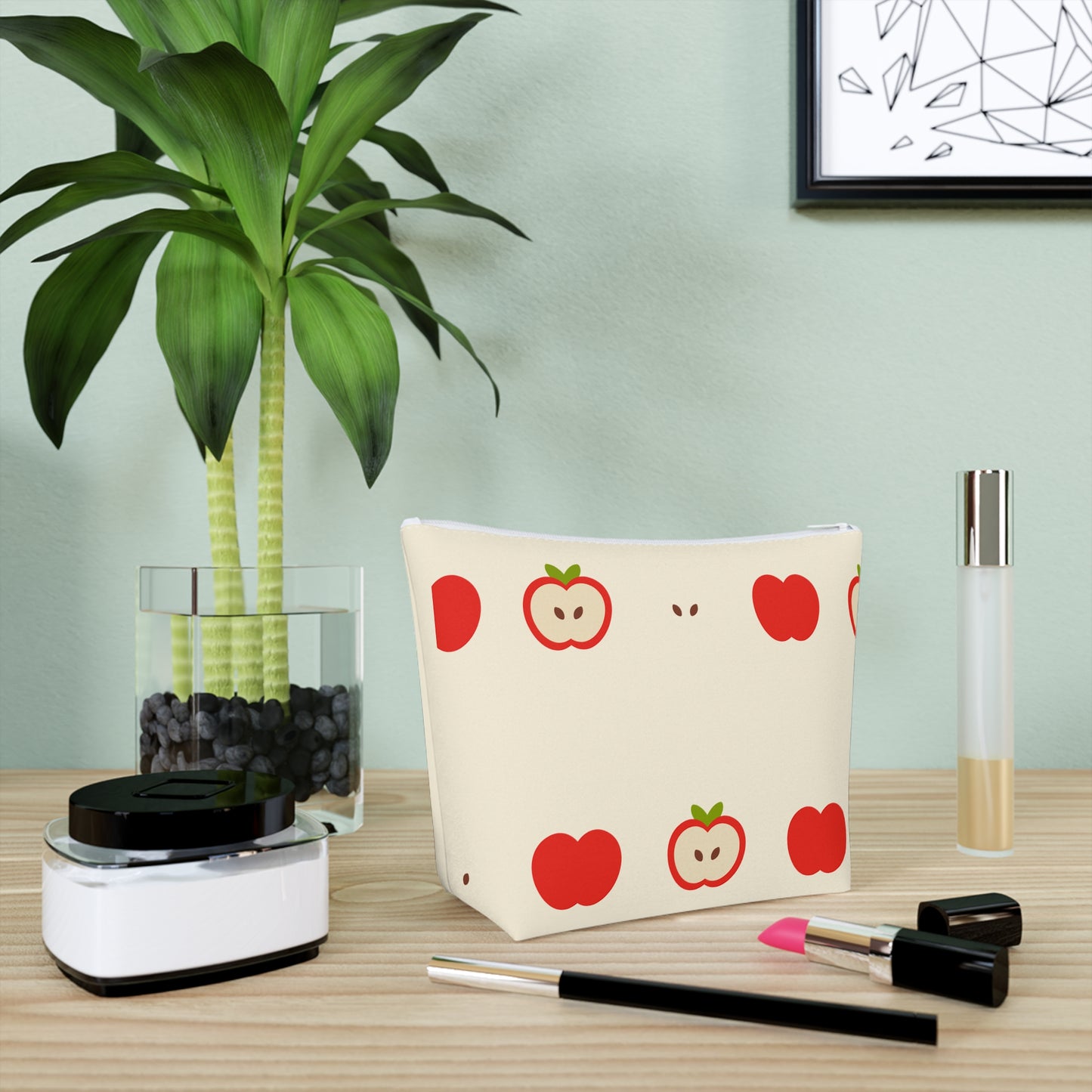 Apple Cosmetic Bag