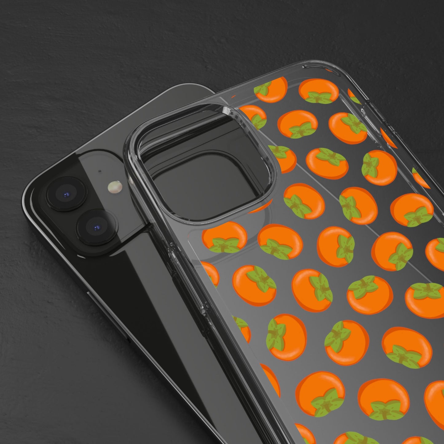 Persimmon Clear Phone Case