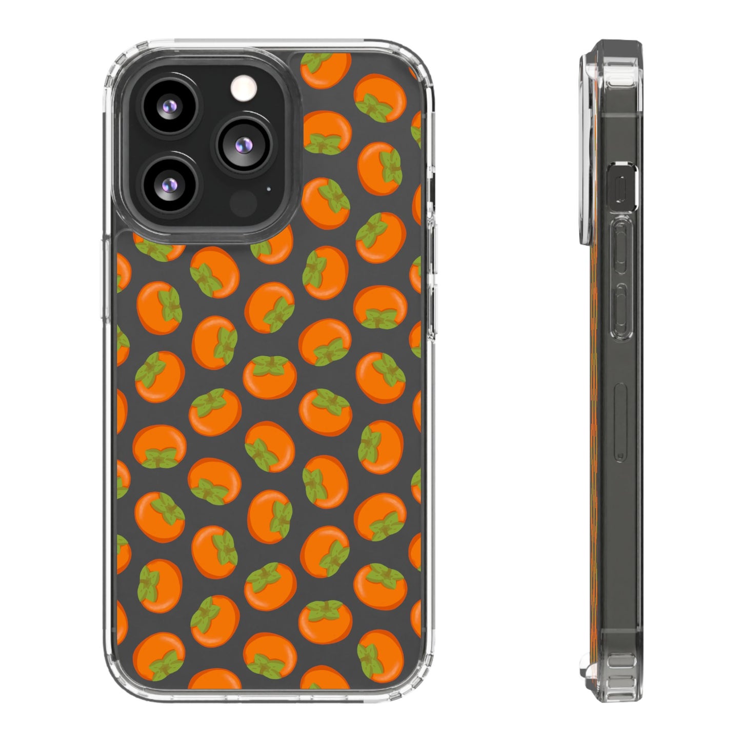 Persimmon Clear Phone Case