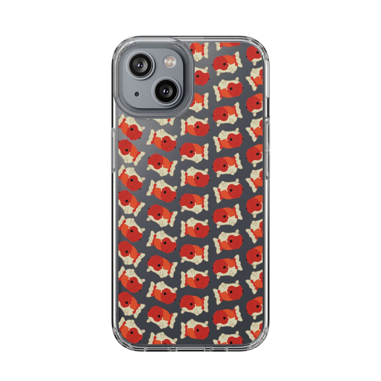 Chubby Goldfish Clear Phone Case