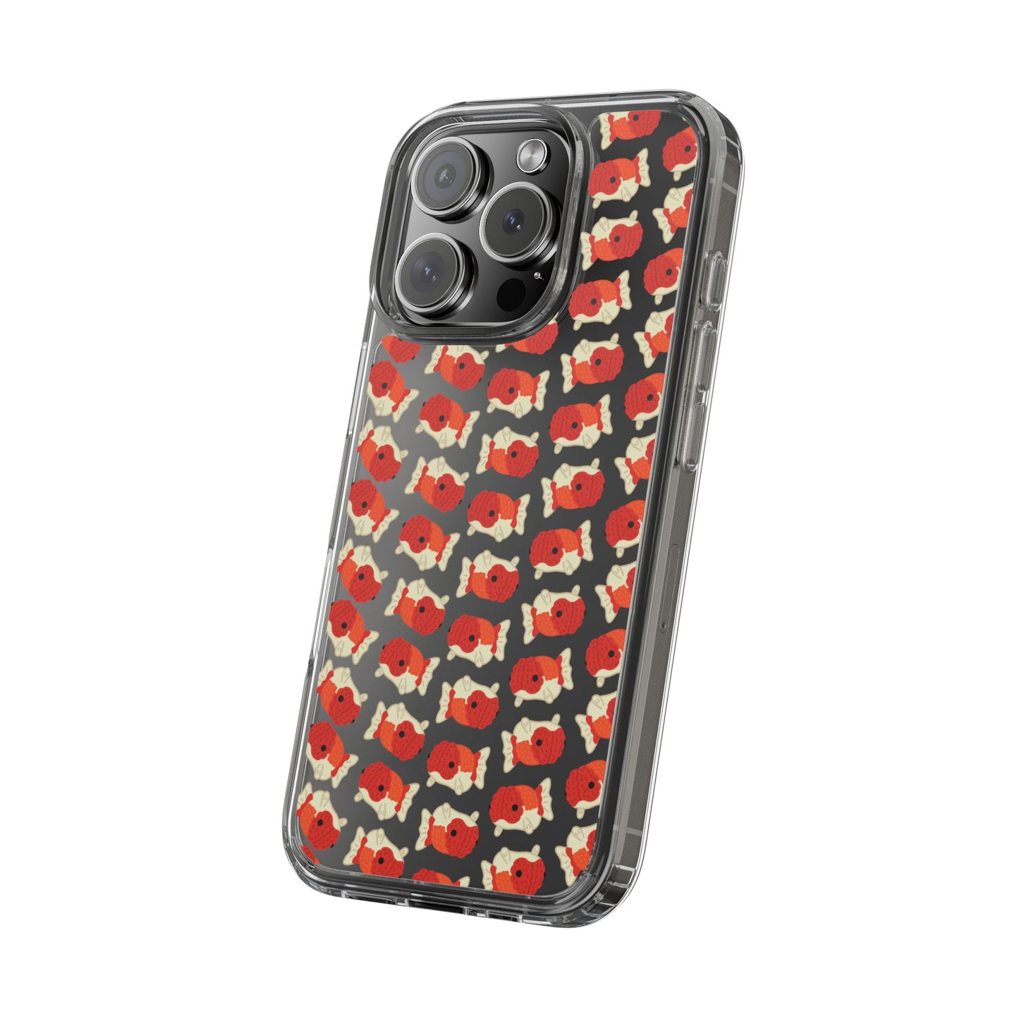 Chubby Goldfish Clear Phone Case