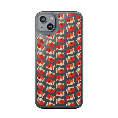 Chubby Goldfish Clear Phone Case