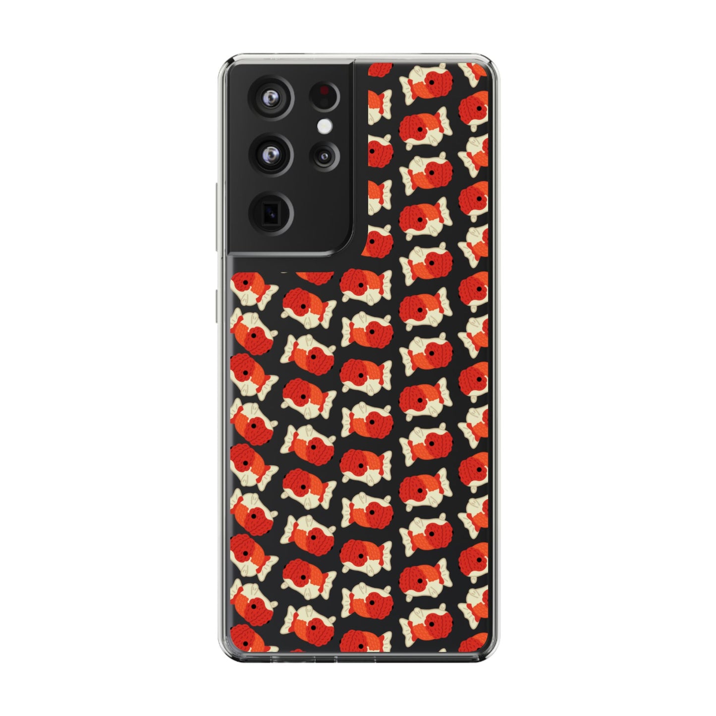 Chubby Goldfish Clear Phone Case