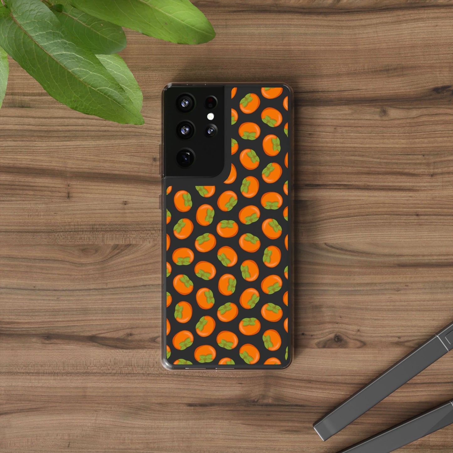 Persimmon Clear Phone Case