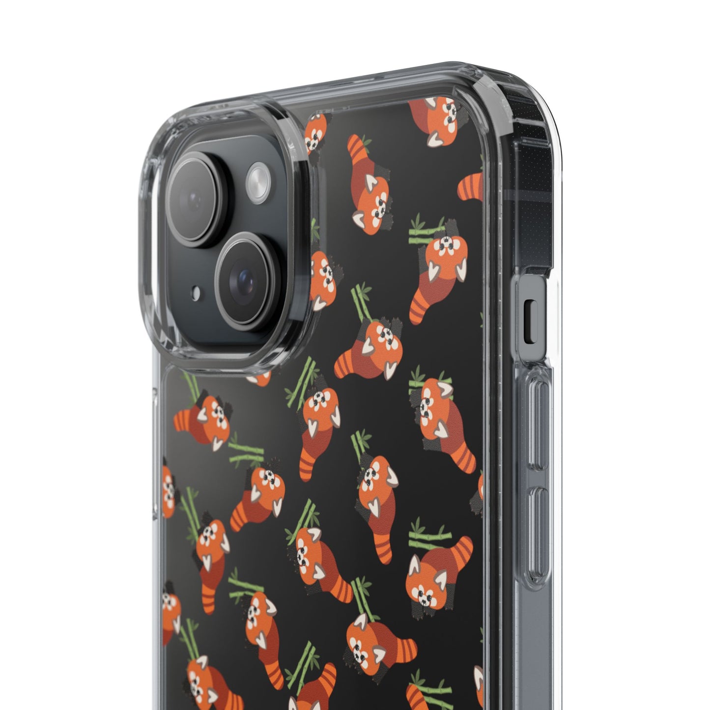 Red Panda Clear Phone Case