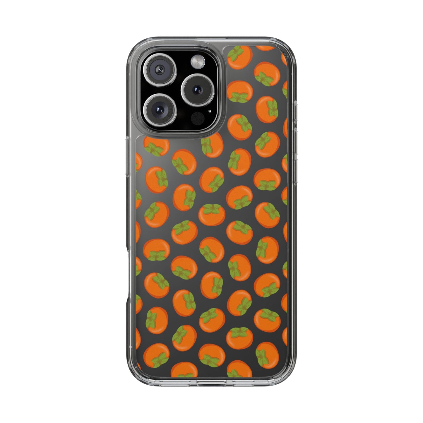 Persimmon Clear Phone Case