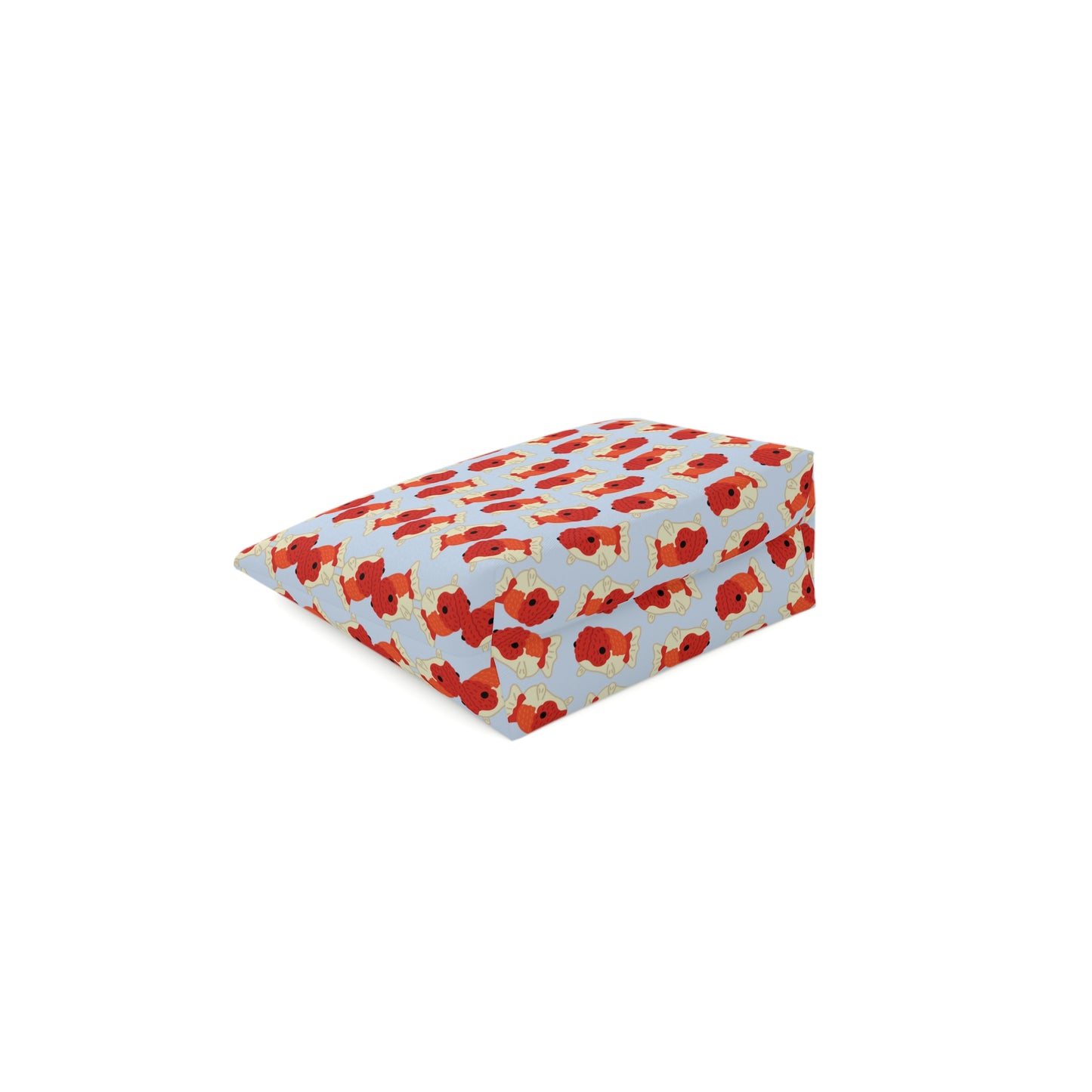 Baby Blue Chubby Goldfish Cosmetic Bag