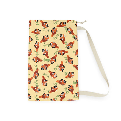 Butter Red Panda Drawstring Bag