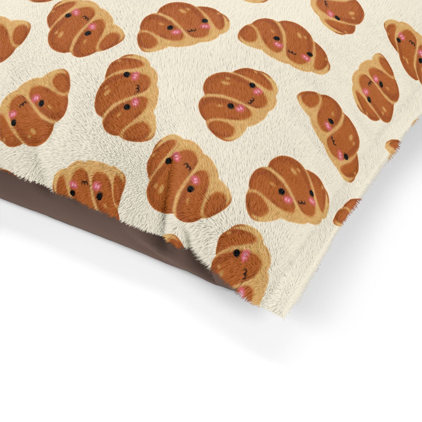 Blushing Croissant Pet Bed