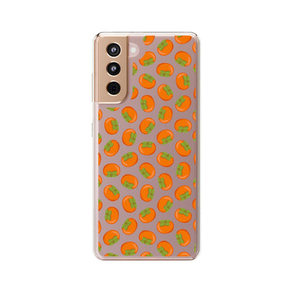 Persimmon Clear Phone Case