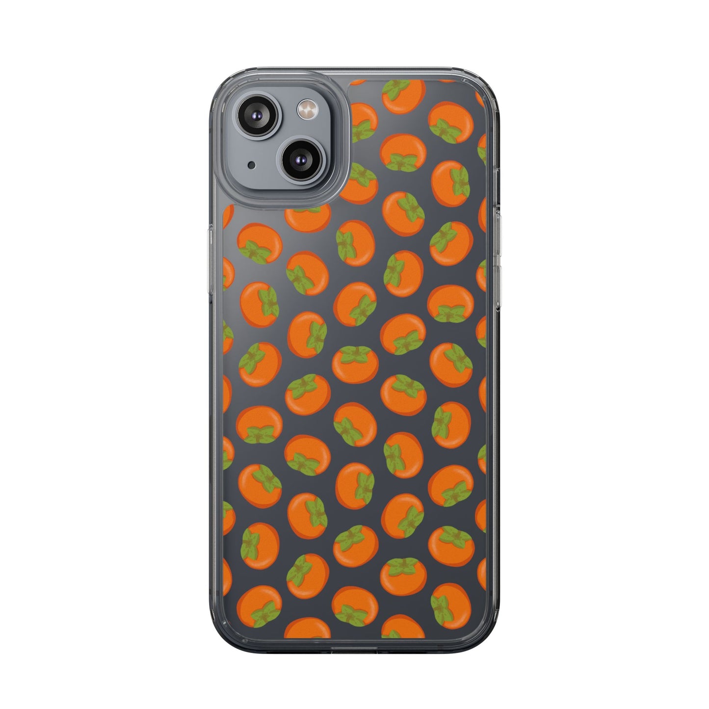 Persimmon Clear Phone Case