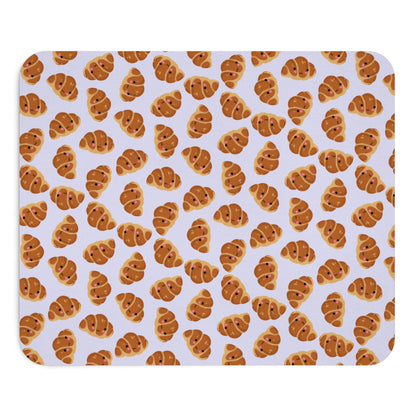 Lavender Blushing Croissant Mouse Pad