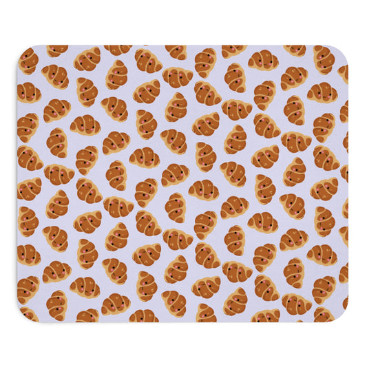 Lavender Blushing Croissant Mouse Pad