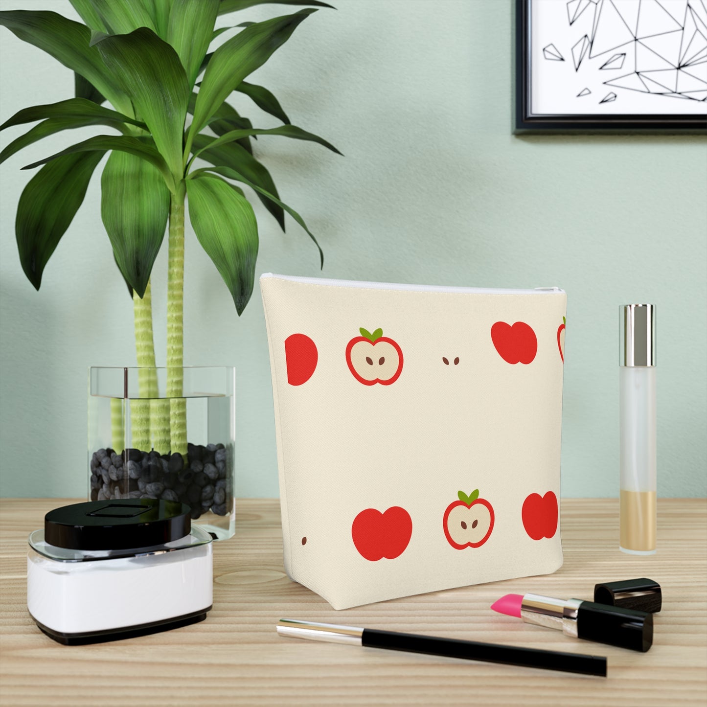 Apple Cosmetic Bag