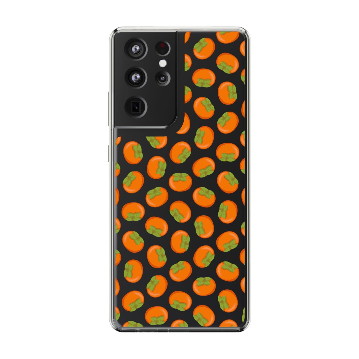 Persimmon Clear Phone Case