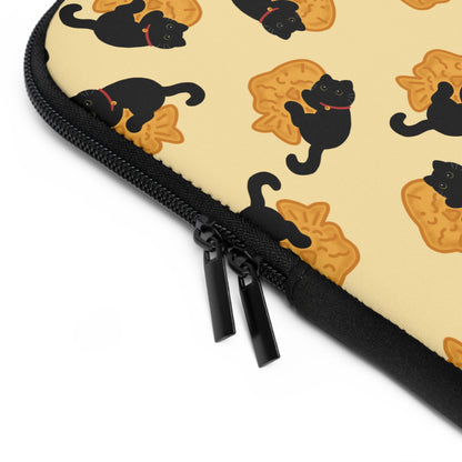 Butter Black Cat Taiyaki Laptop Sleeve