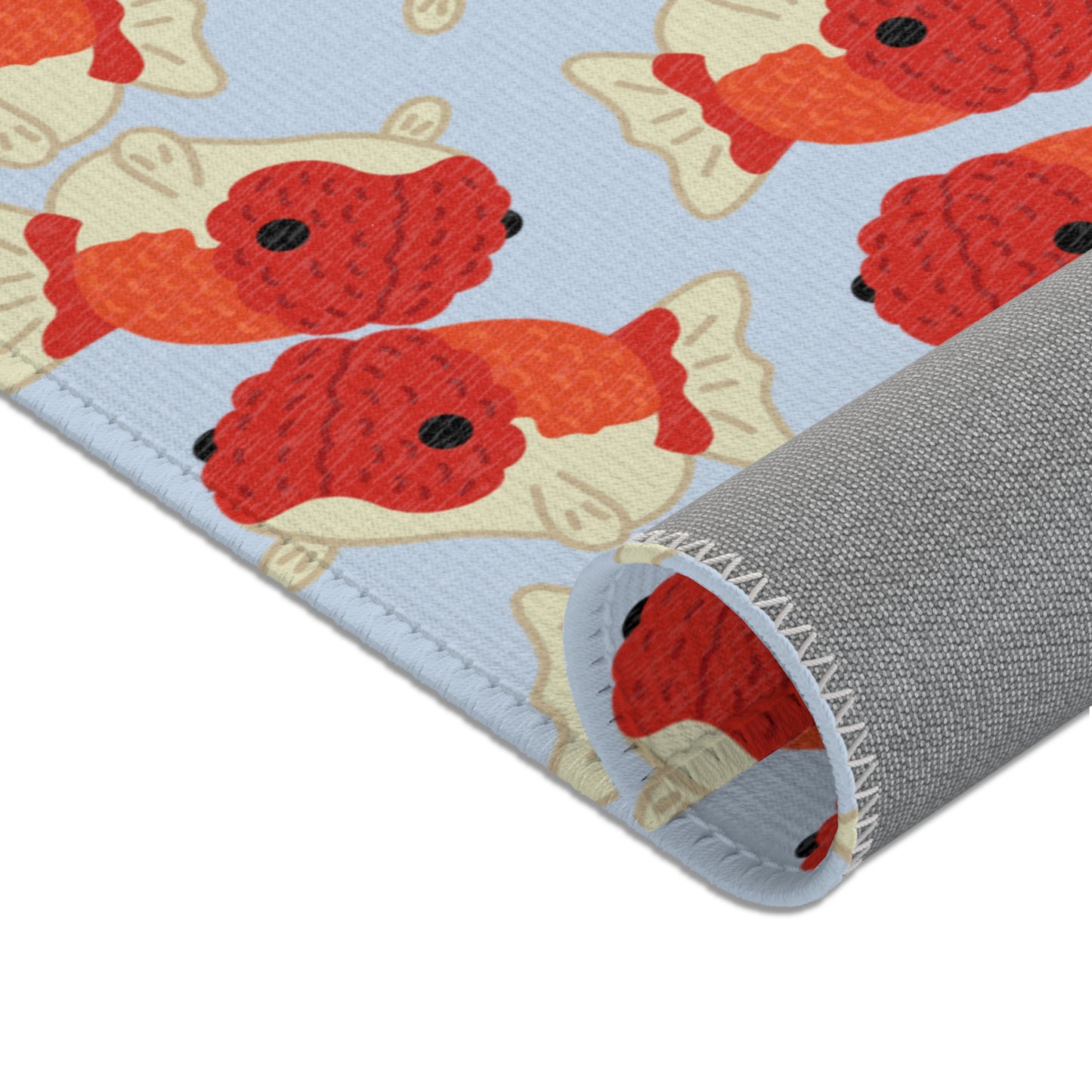 Baby Blue Chubby Goldfish Rug