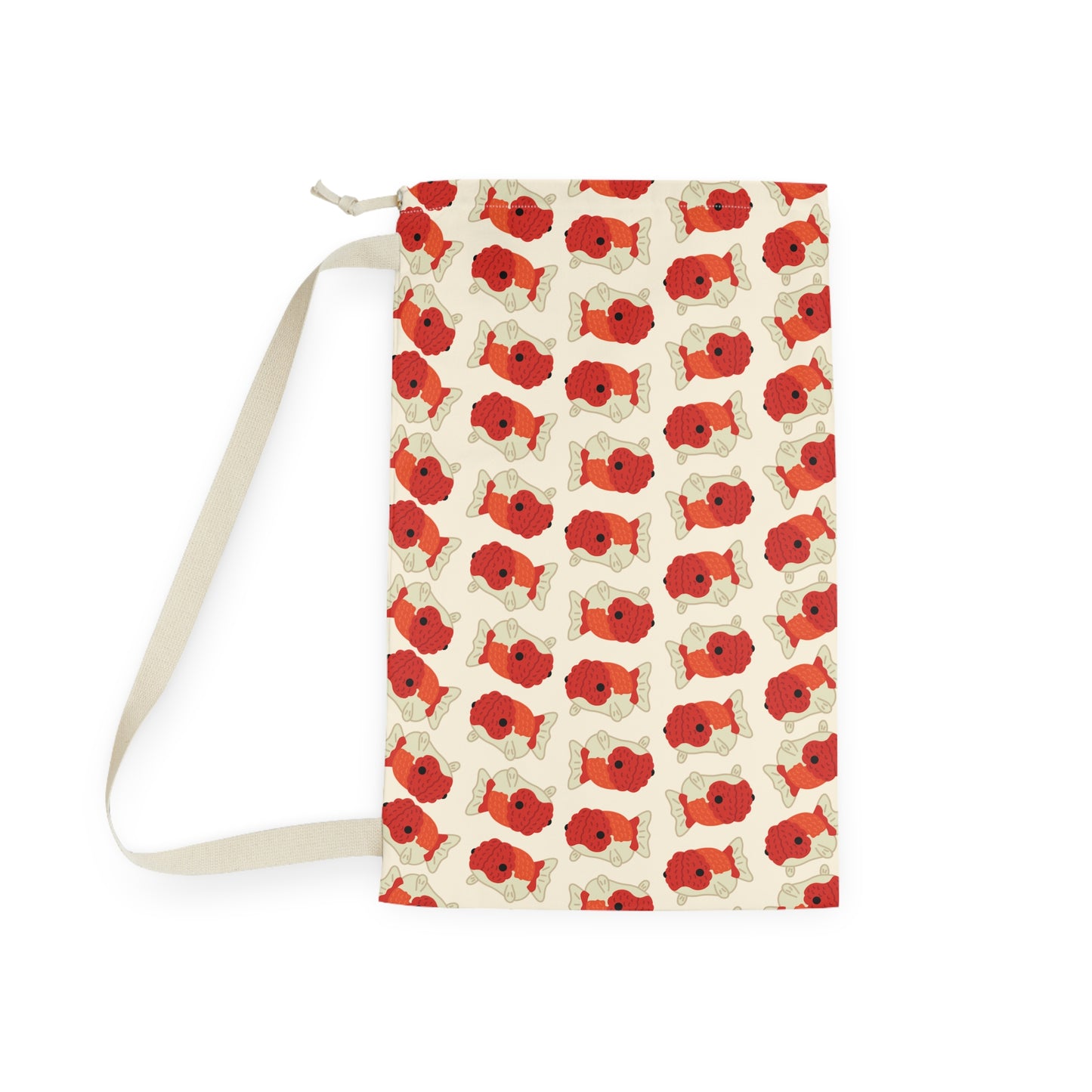 Chubby Goldfish Drawstring Bag
