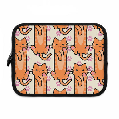 Orange Cat Laptop Sleeve