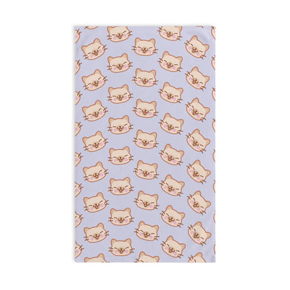Lavender Kitty Kat Hand Towel