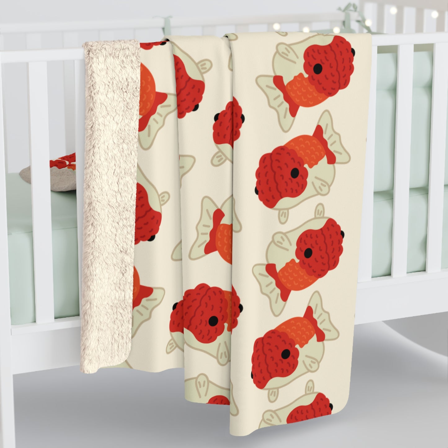 Chubby Goldfish Cozy Fleece Blanket