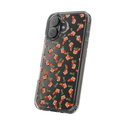 Red Panda Clear Phone Case
