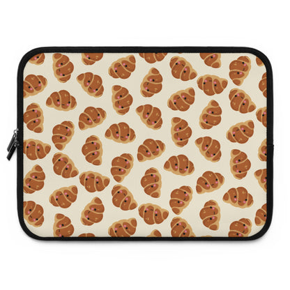 Blushing Croissant Laptop Sleeve