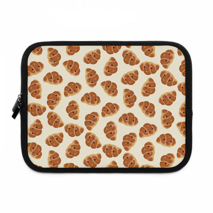 Blushing Croissant Laptop Sleeve