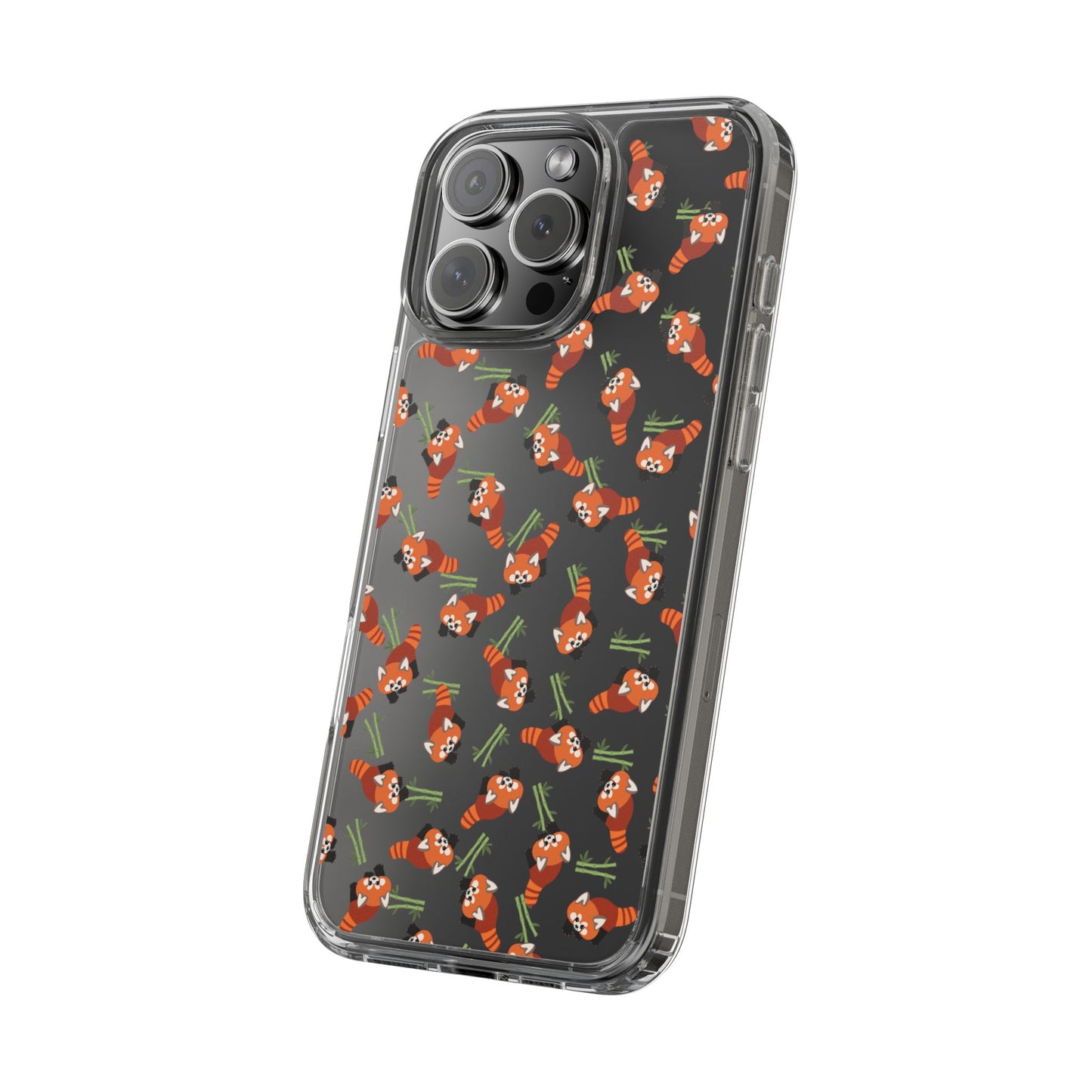 Red Panda Clear Phone Case