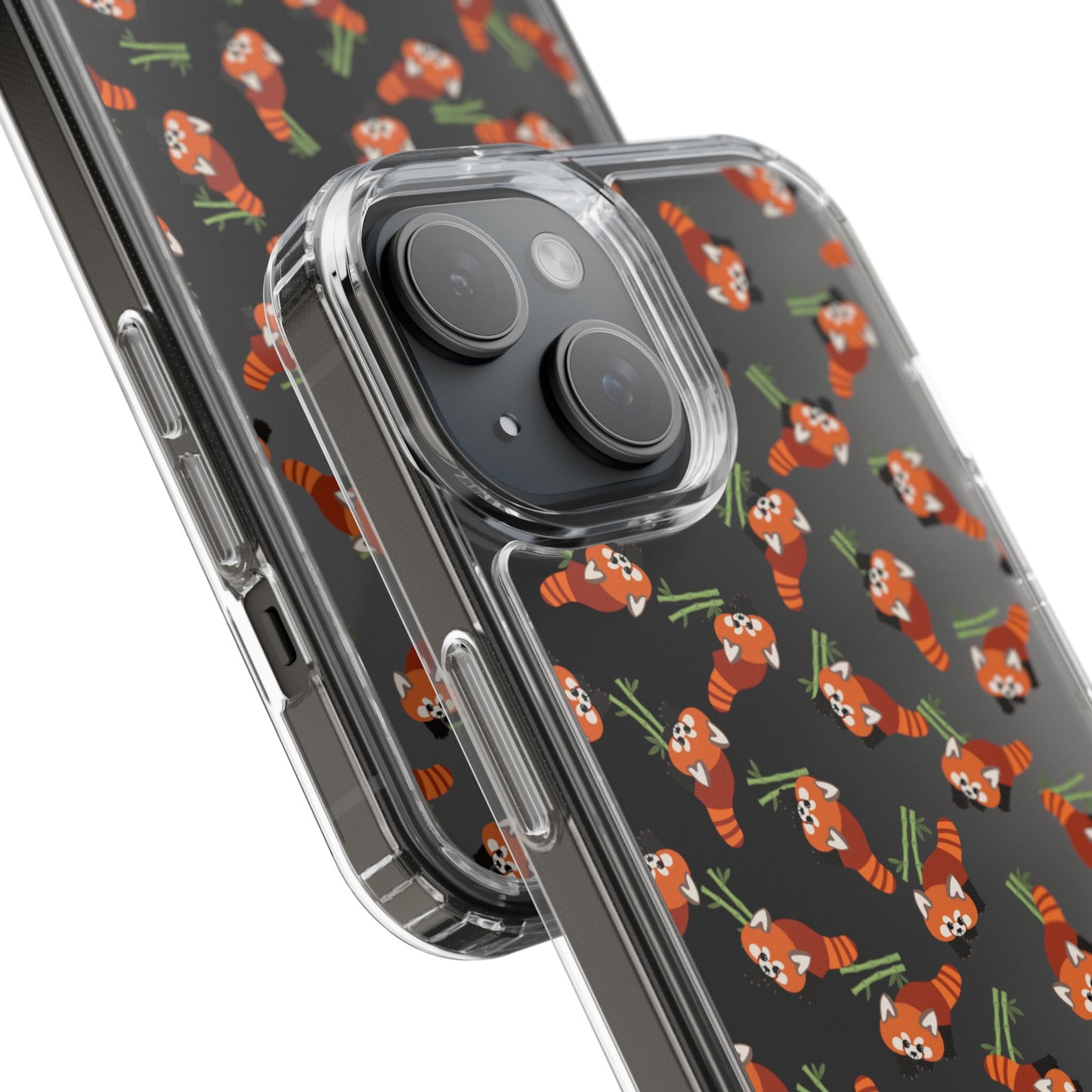 Red Panda Clear Phone Case