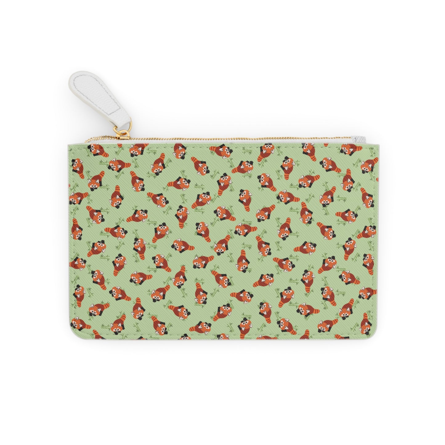 Matcha Green Red Panda Purse
