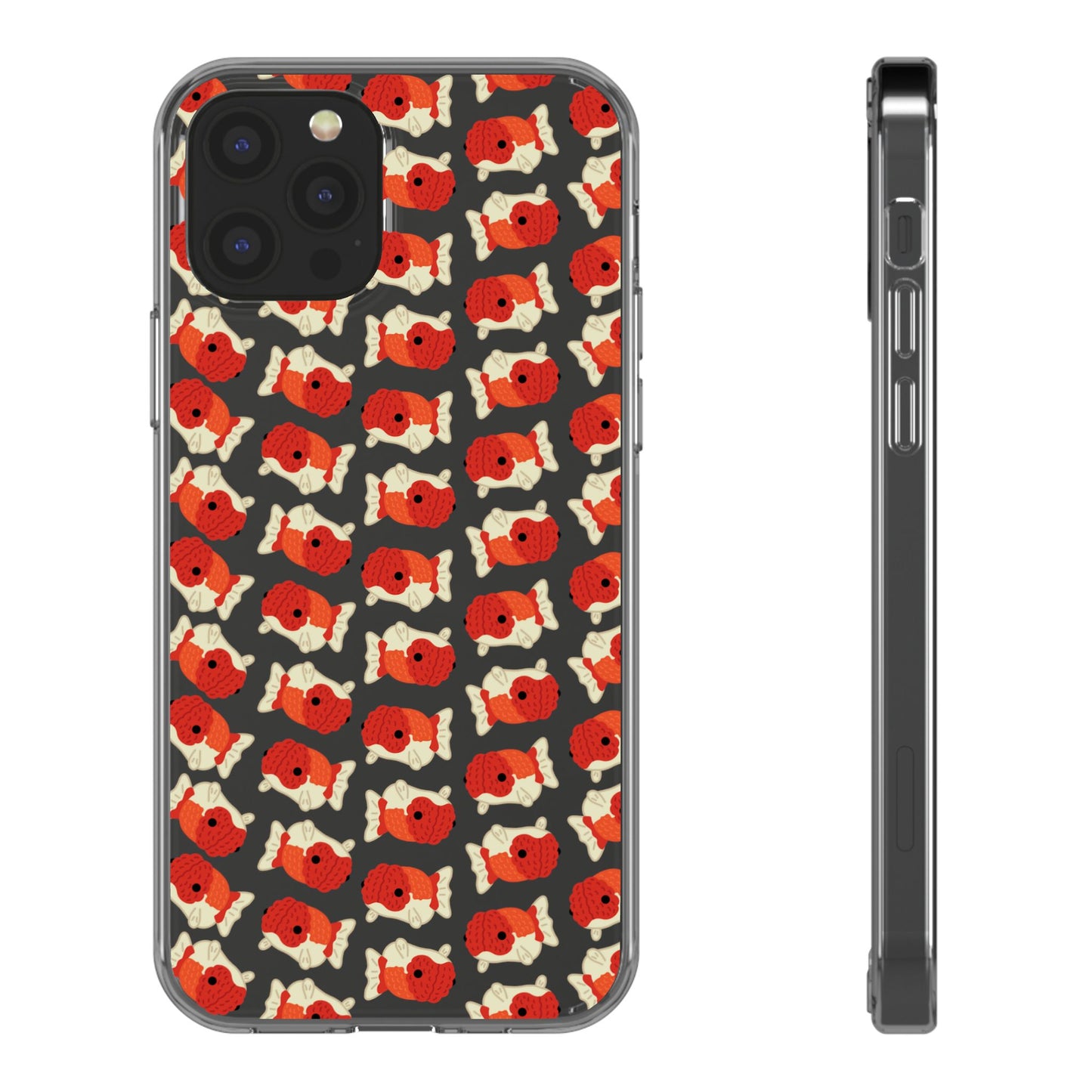 Chubby Goldfish Clear Phone Case