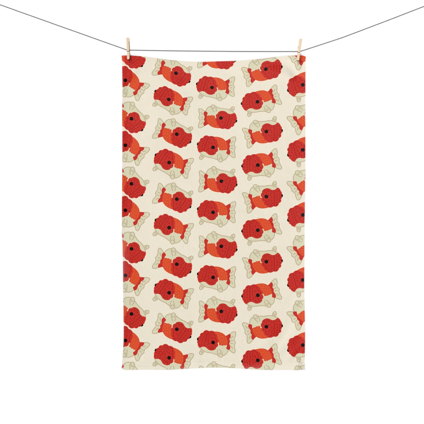 Chubby Goldfish Hand Towel