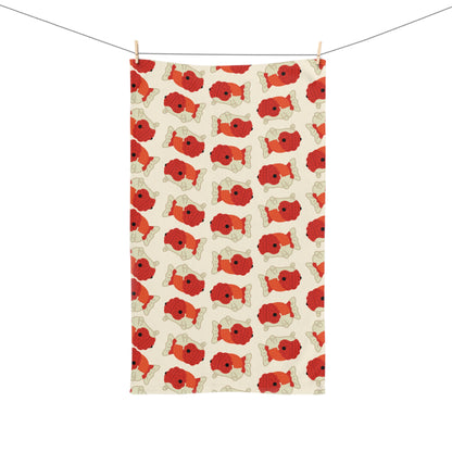 Chubby Goldfish Hand Towel