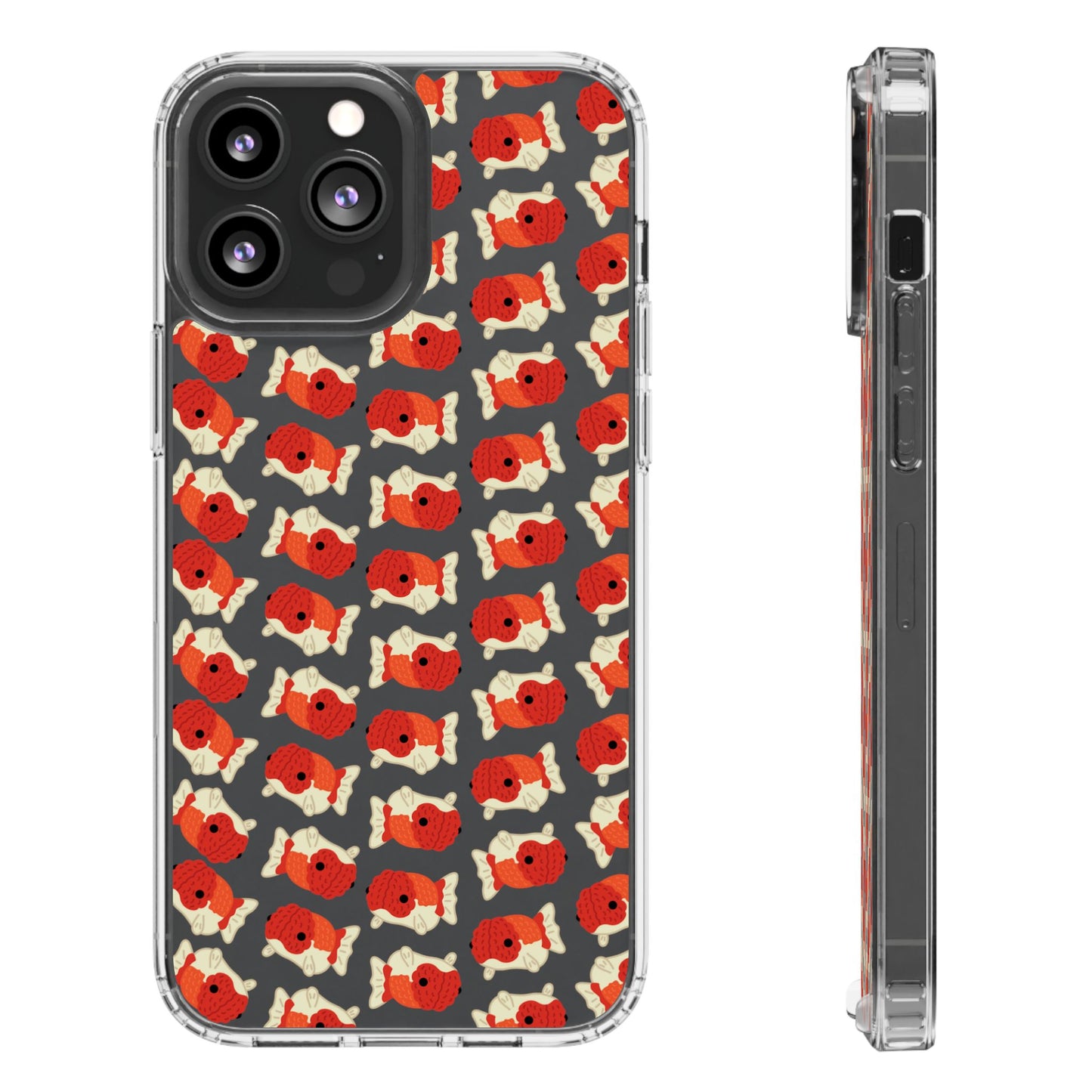 Chubby Goldfish Clear Phone Case