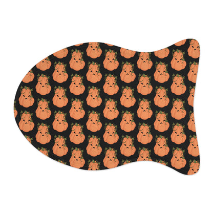 Angry Pumpkin Pet Food Mat