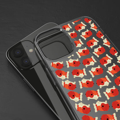 Chubby Goldfish Clear Phone Case