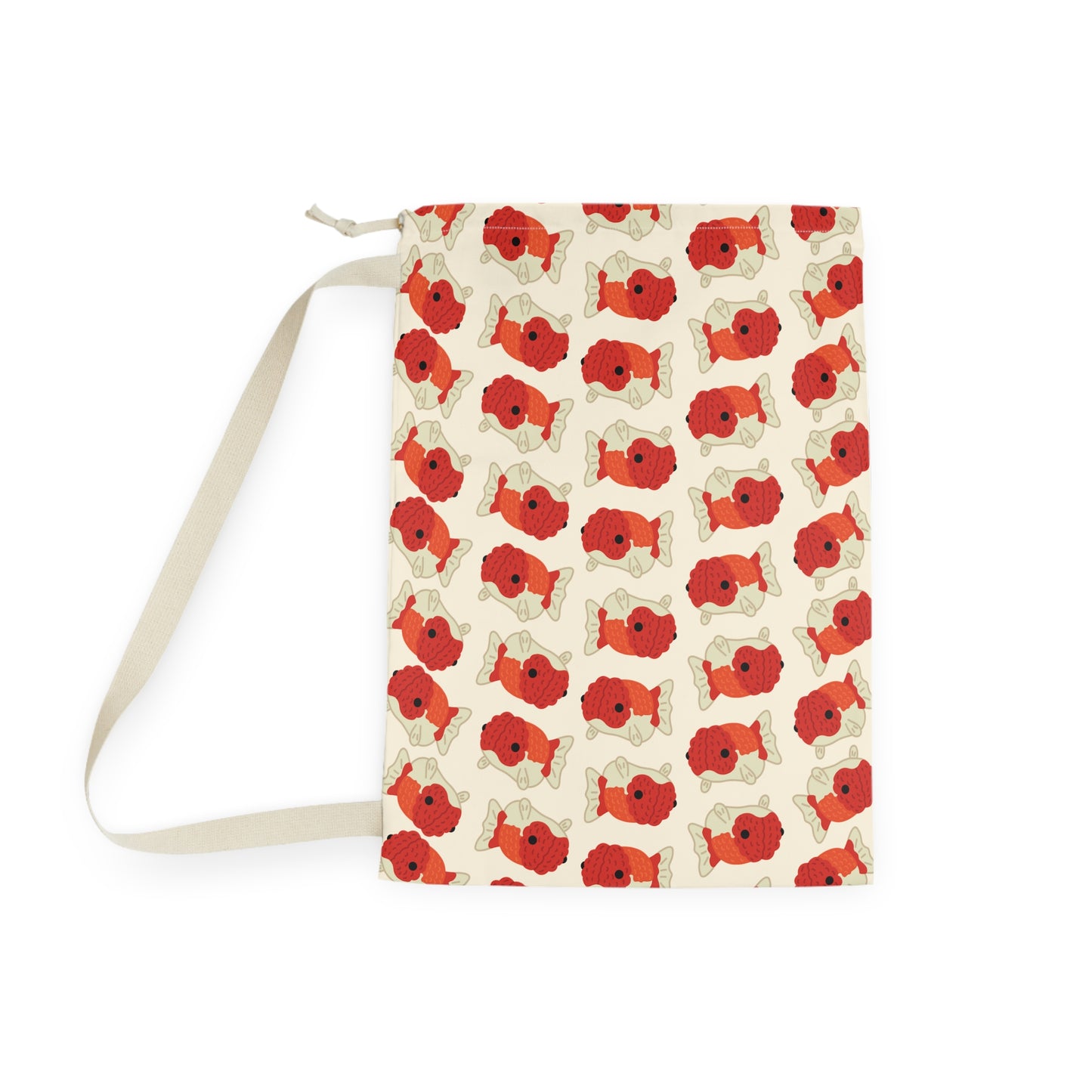 Chubby Goldfish Drawstring Bag