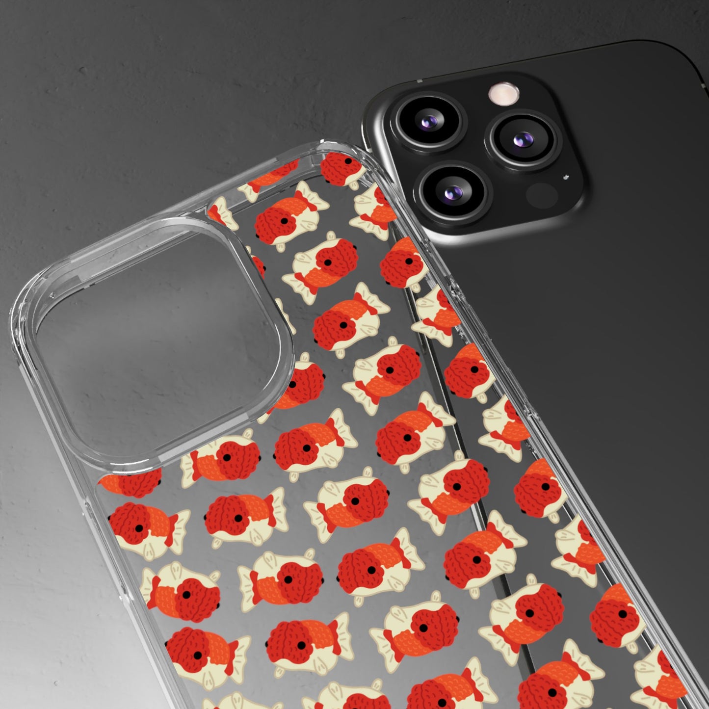 Chubby Goldfish Clear Phone Case