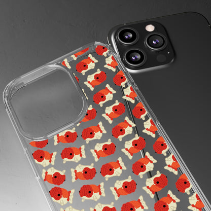 Chubby Goldfish Clear Phone Case