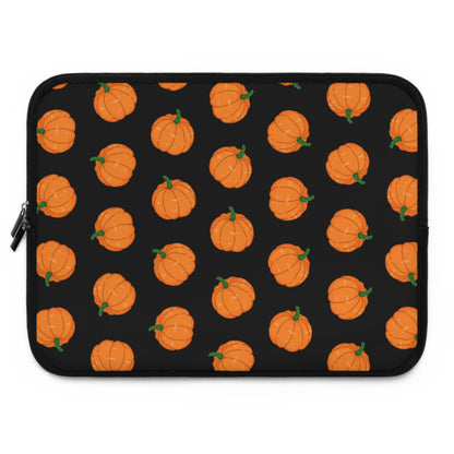 Pumpkin Black Laptop Sleeve