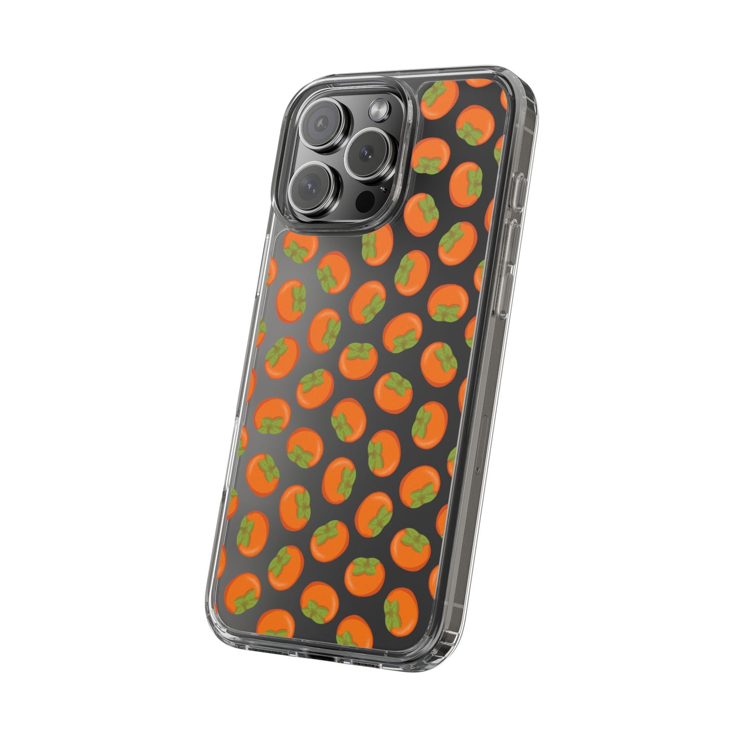 Persimmon Clear Phone Case