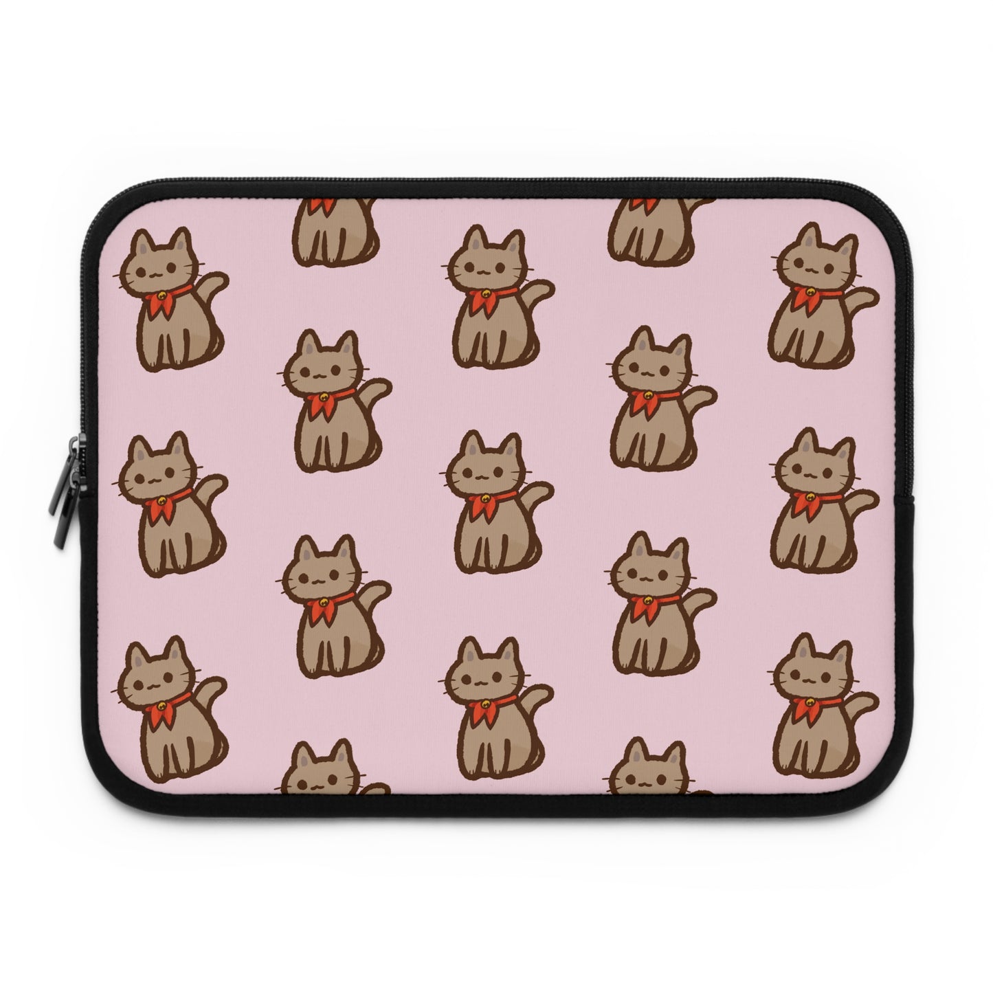Baby Pink Kitty Kat Laptop Sleeve