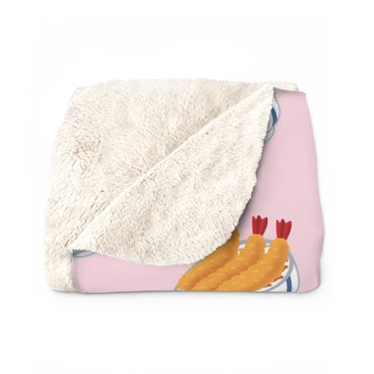 Baby Pink Tempura Cozy Fleece Blanket
