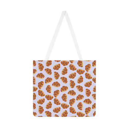 Lavender Blushing Croissant Tote Bag