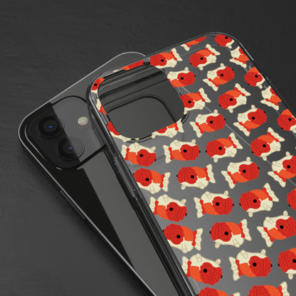 Chubby Goldfish Clear Phone Case