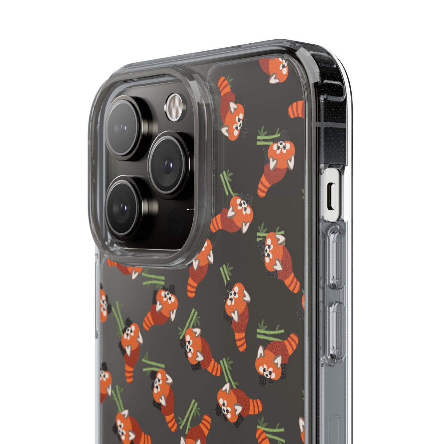 Red Panda Clear Phone Case